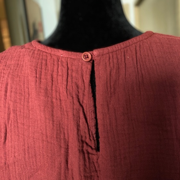 Suunday | NWT Cotton Gauze Dress - Terracotta, L - Picture 7 of 16